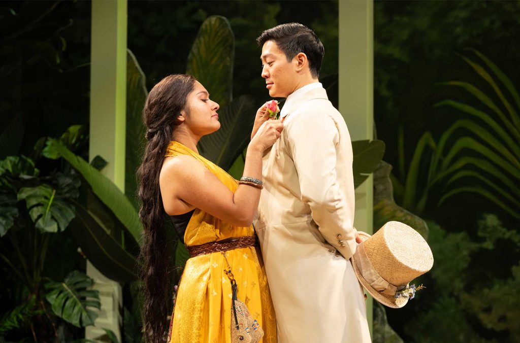 Cecily (Thilini Dissanayake) and Algernon (Hao Feng) Photo by Jenny Graham.