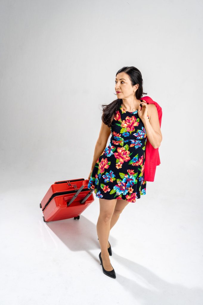 Hend Ayoub in 'Home?'. Photo by Erin Lamar.