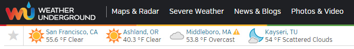 Weather Underground Banner